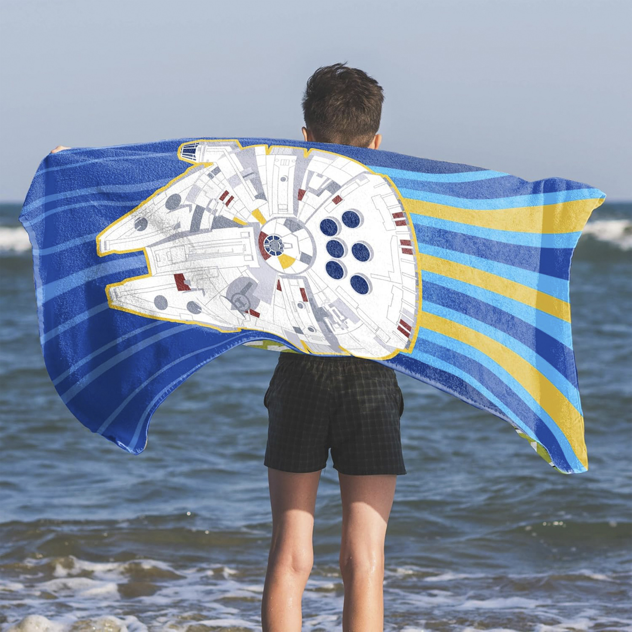 Star Wars the Millennium Falcon Beach Towel